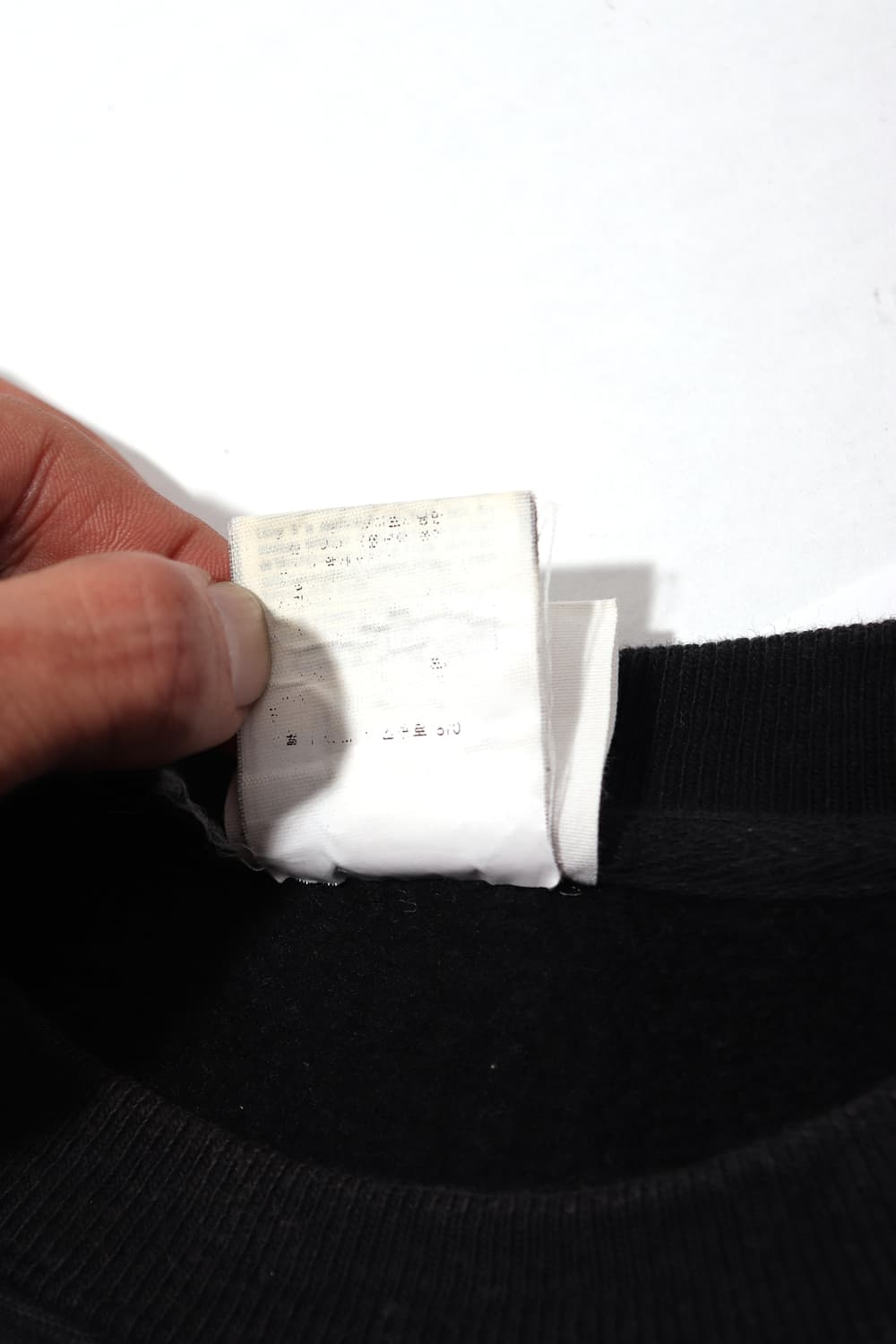 CHAMPION 리버스위브 블랙 스웻셔츠 size M 상품이미지6