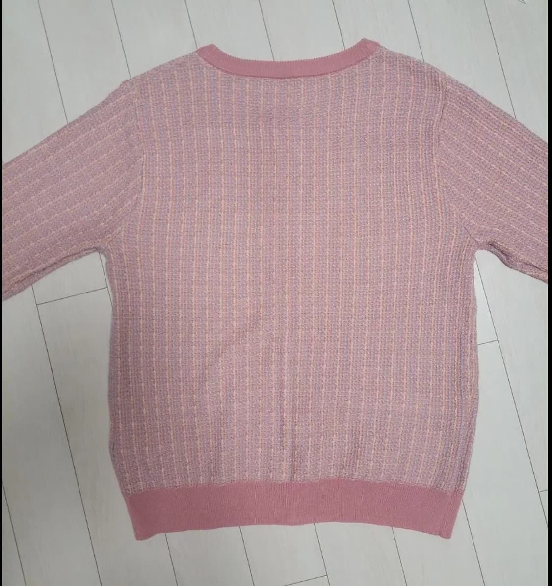 급처새상품!SI씨 딸기우유핑크 러블리 니트 가디건 레니본st리즈리사st 상품이미지2