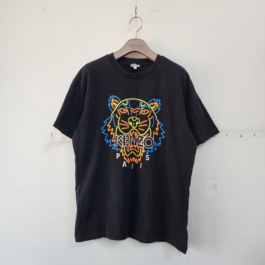 KENZO 겐조 블랙 타이거 반팔 티셔츠 상품이미지1