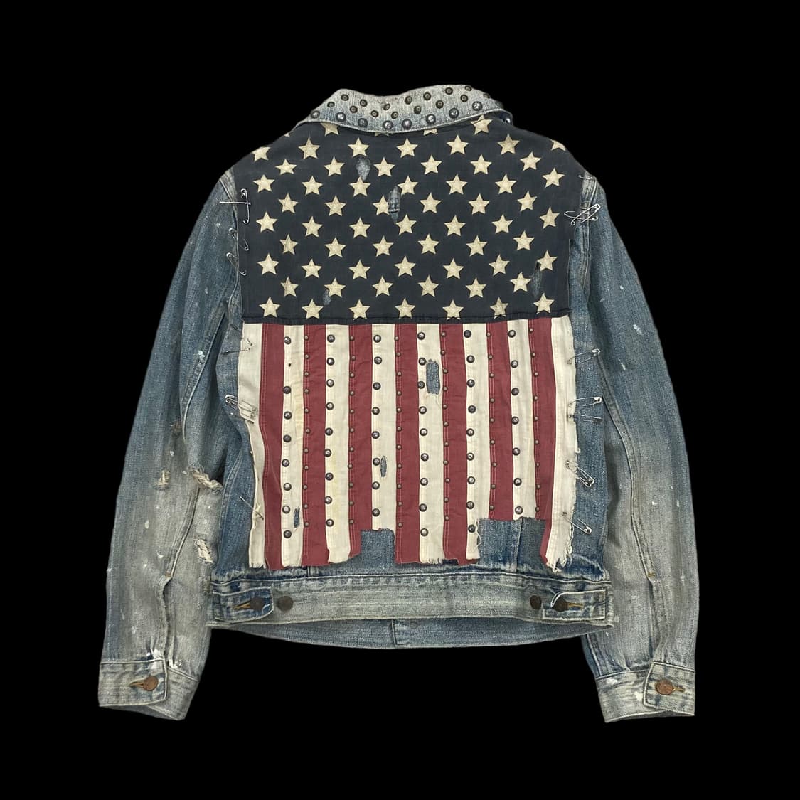 폴로랄프로렌 데님앤서플라이 성조기 징 디테일 트러커 자 상품이미지1