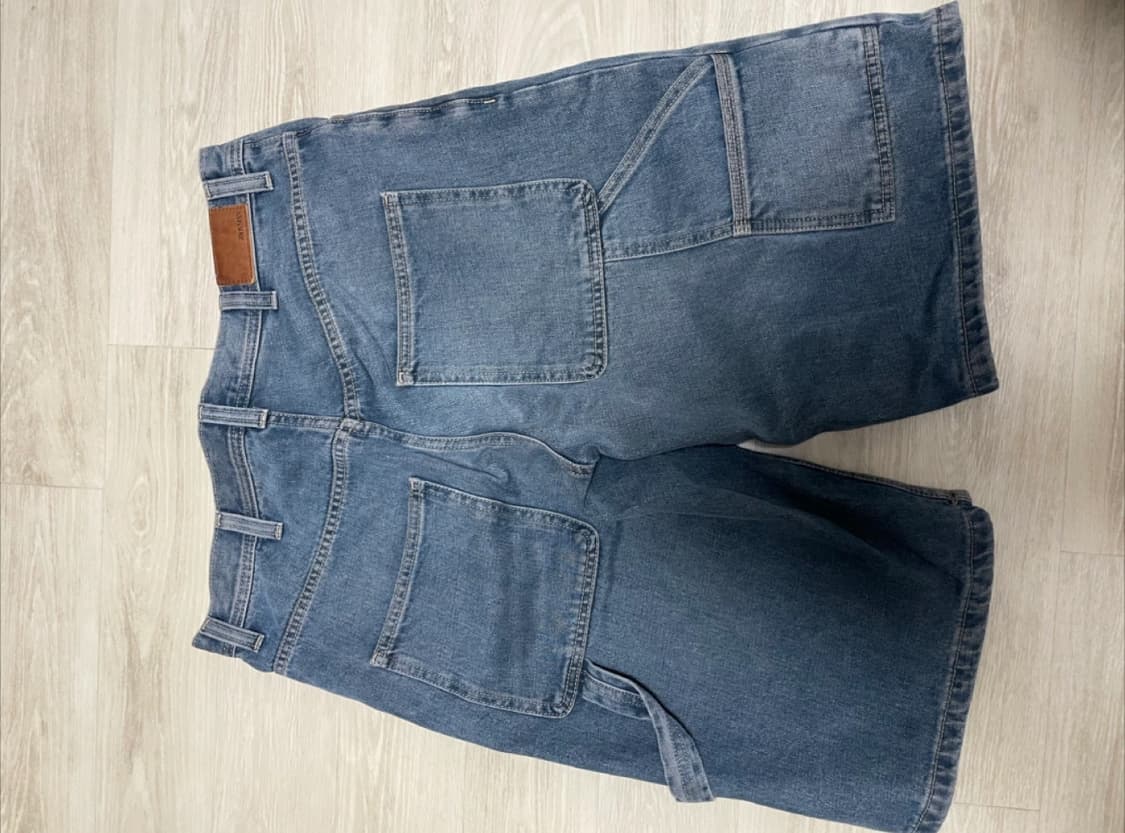 ZARA 카펜터 데님 반바지(사이즈: EU42) 상품이미지2