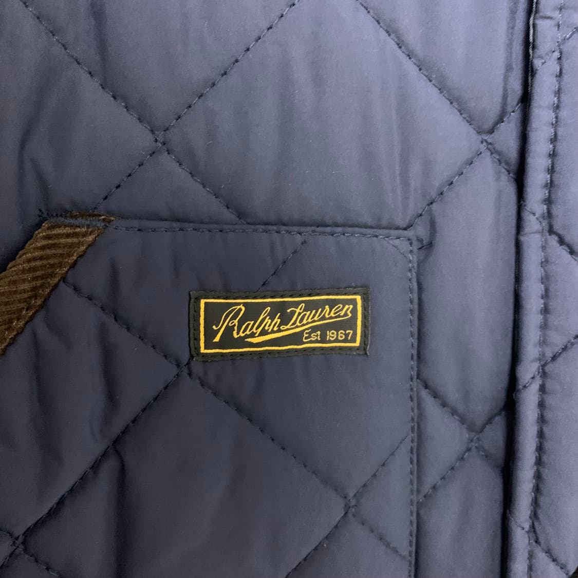 폴로 랄프로렌 빈티지 네이비 퀼팅 점퍼 자켓 키즈 L 여성 M 상품이미지3