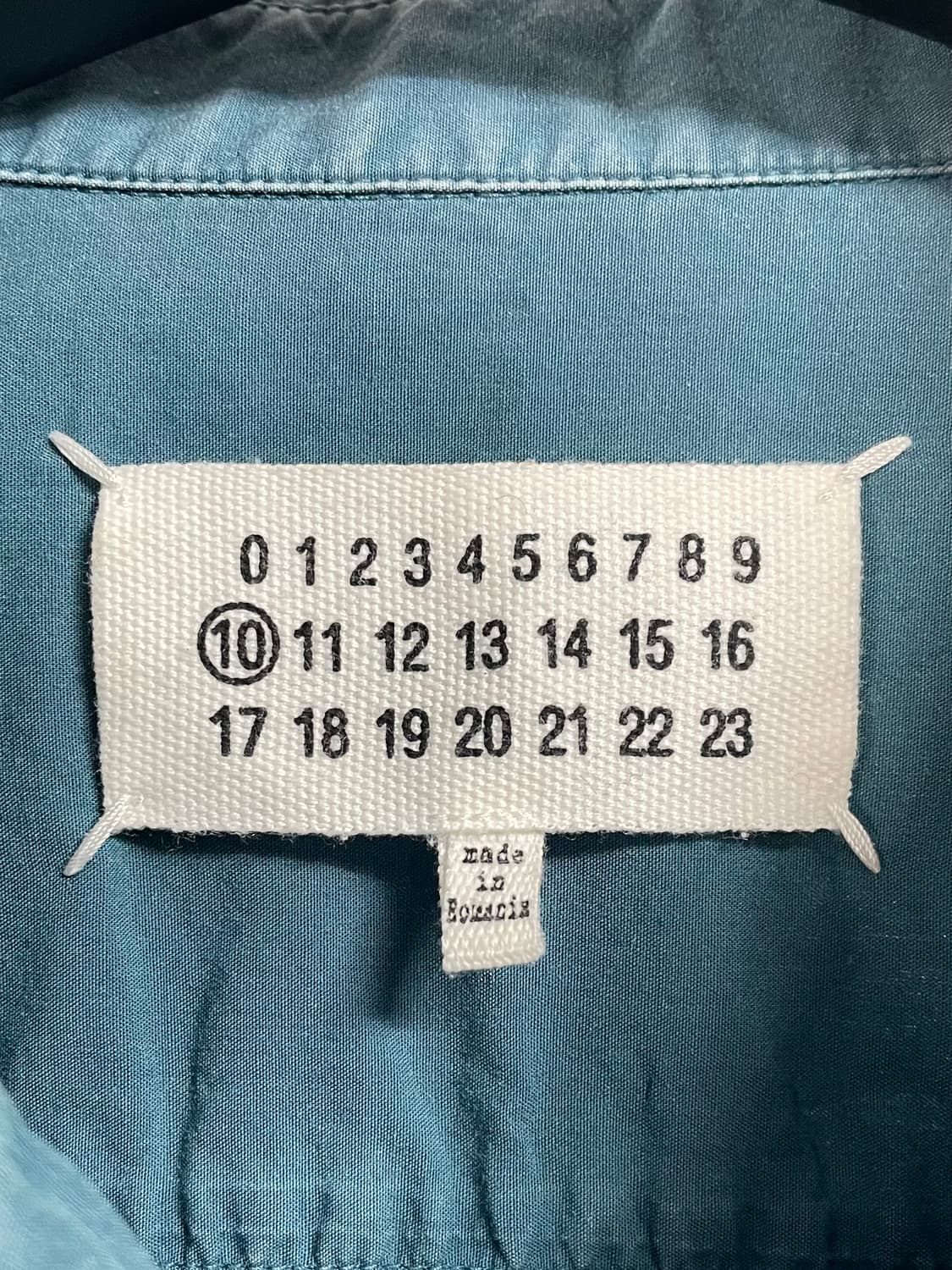 마르지엘라 스티치 새틴 셔츠 (on.411)   상품이미지3