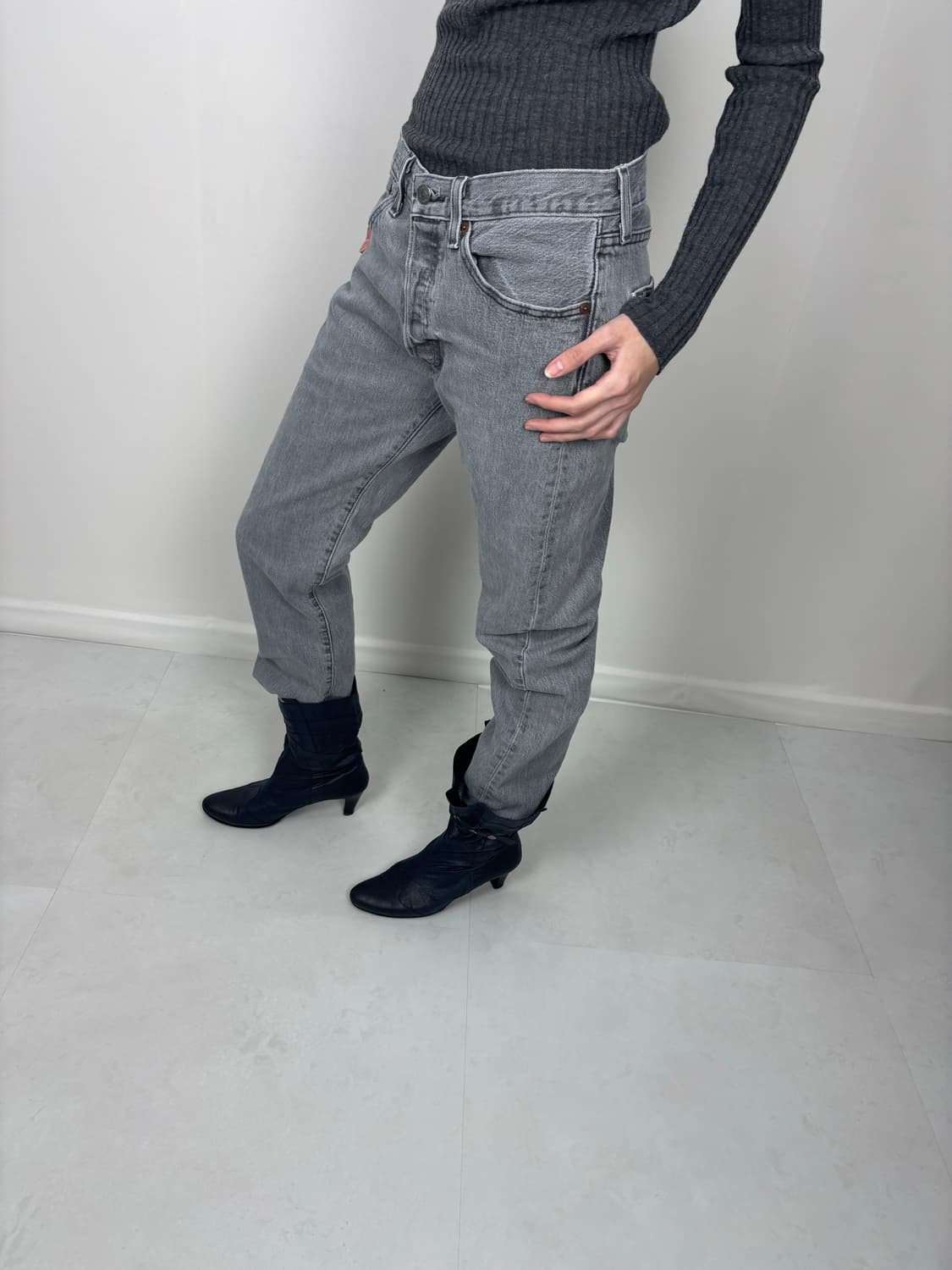 LEVIS 501 LIGHT GRAY 상품이미지7