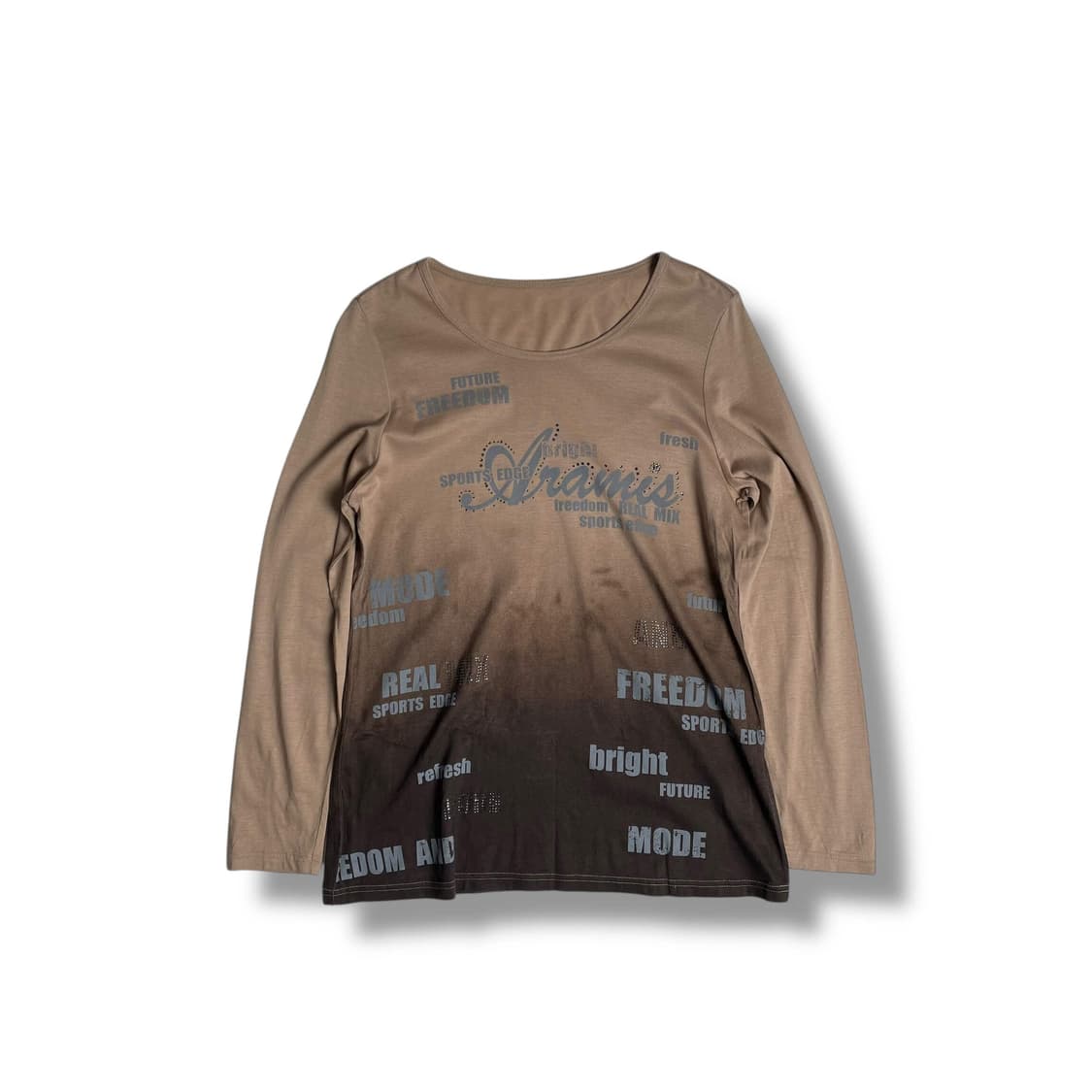 Aramis 그라데이션 비즈 롱슬리브 상품이미지1