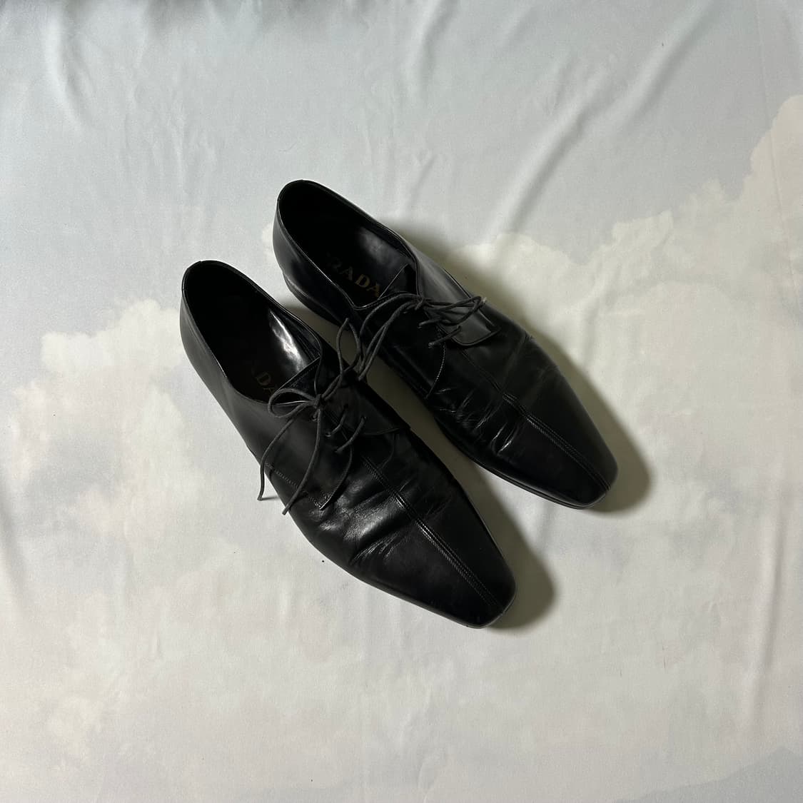 Prada classic semi square toe derby 상품이미지2