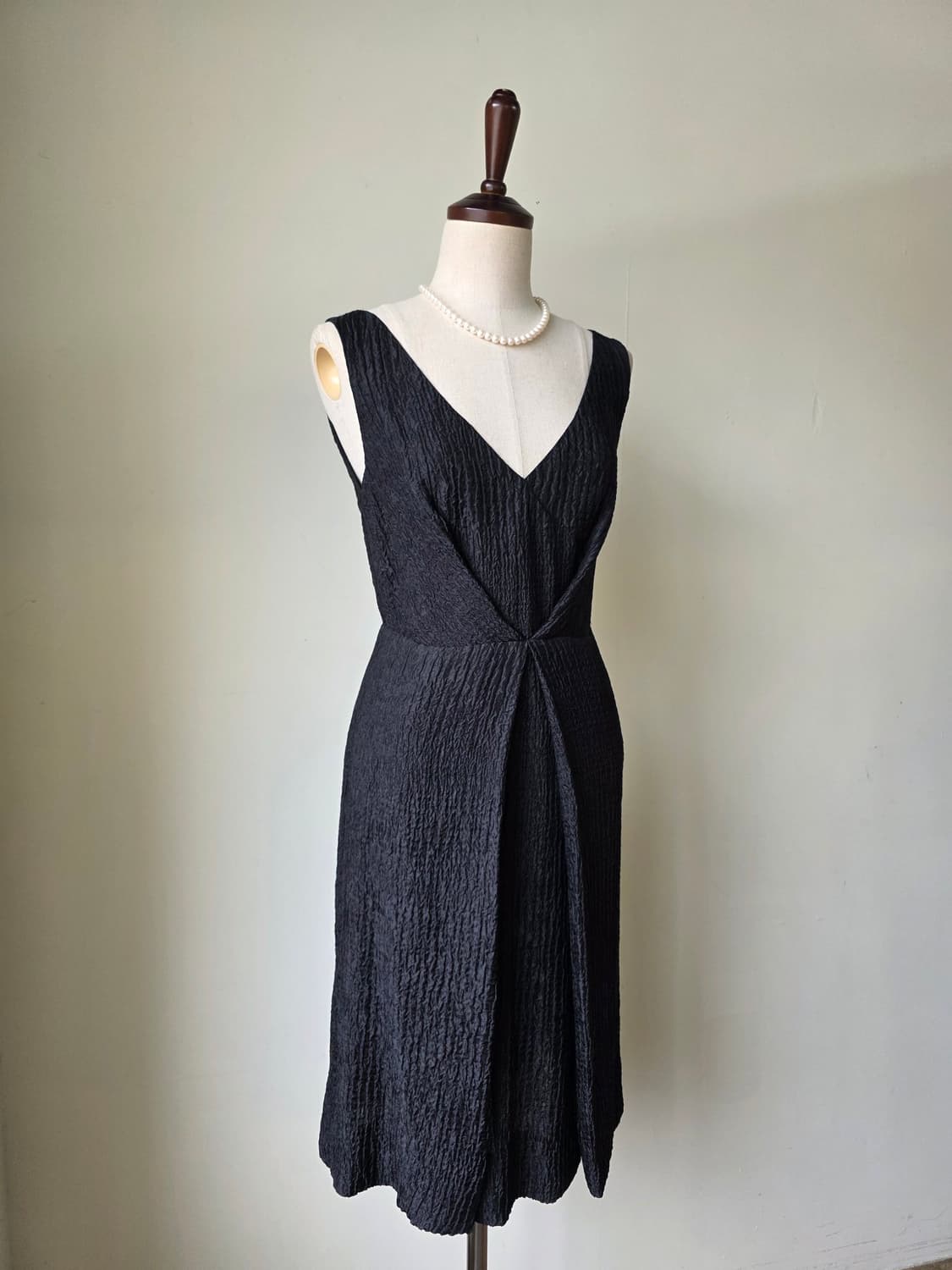 SPORTMAX 스포트막스 블랙 퓨어실크100 원피스 상품이미지2