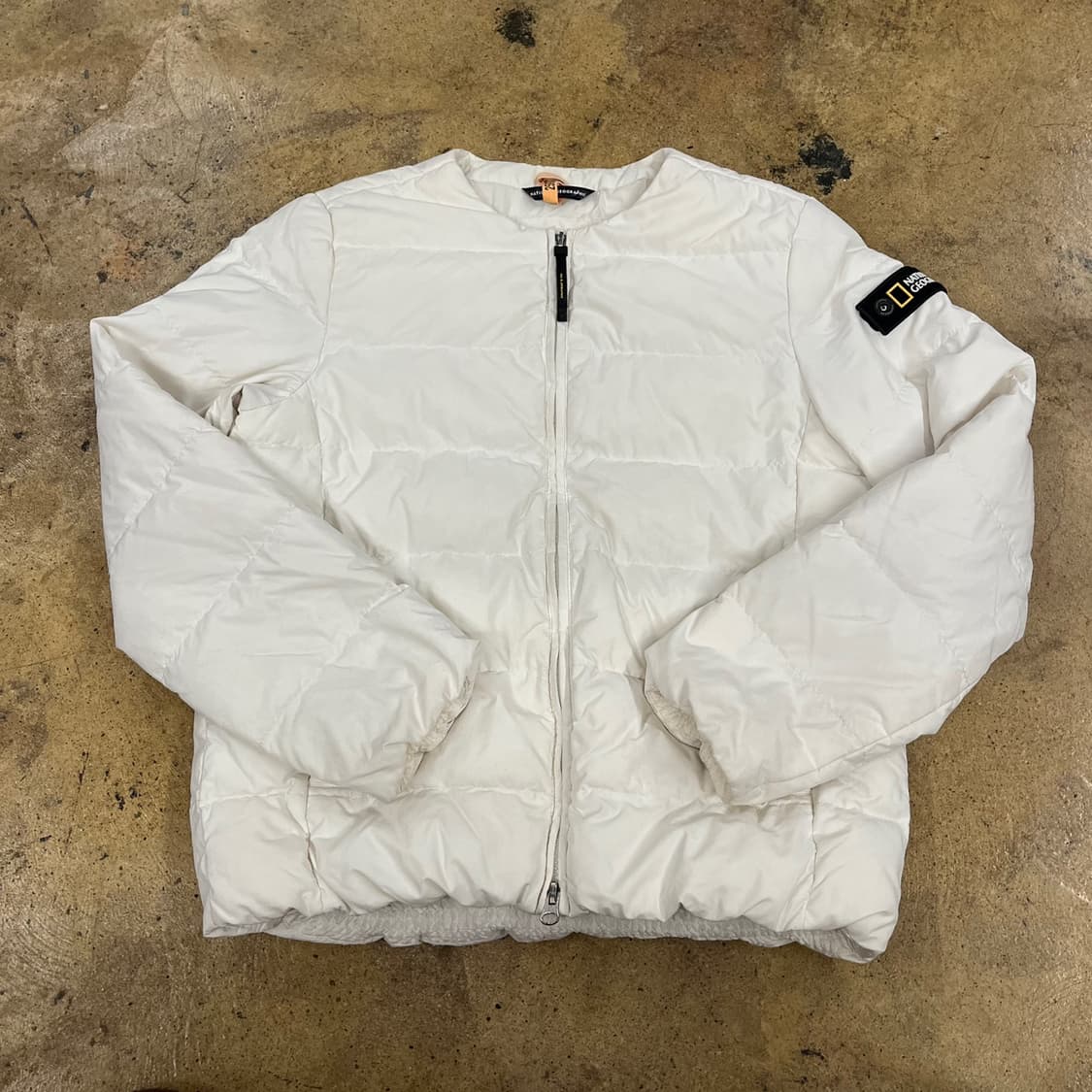 [정품/XS] 내셔널지오그래픽 숏패딩 아이보리 b17 상품이미지2