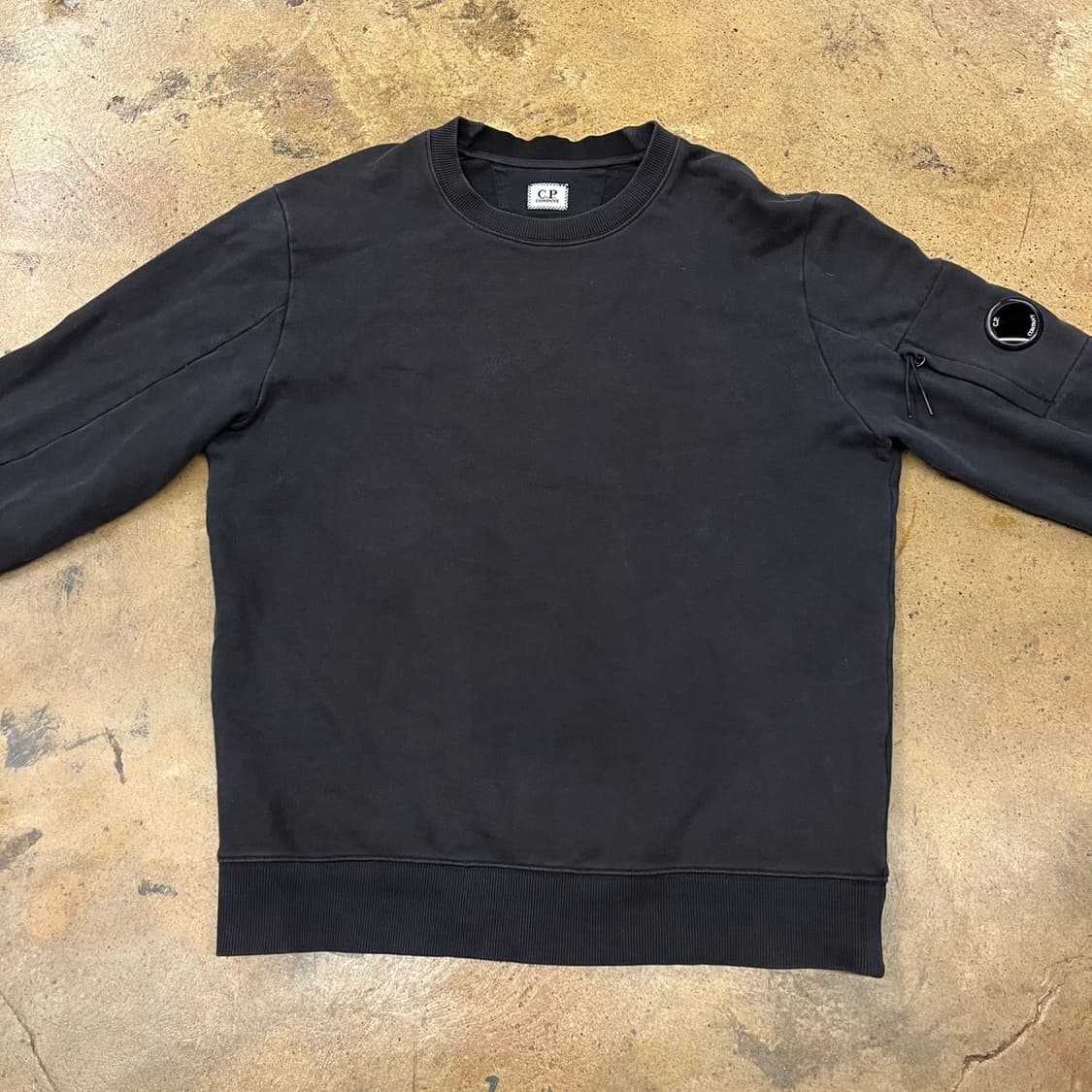 [정품/L] CP컴퍼니 블랙 맨투맨 티셔츠 b15 상품이미지3