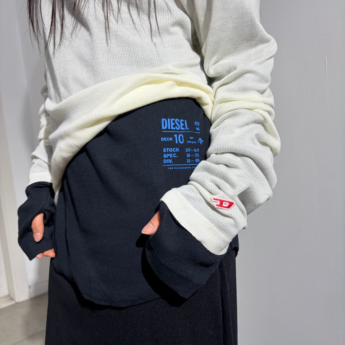 디젤 레이어드 긴팔티셔츠 상품이미지2