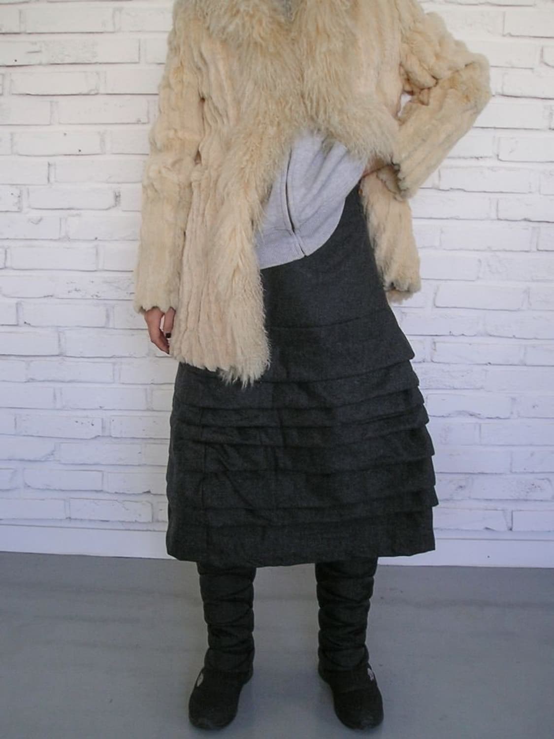 에옹쓰 울스커트 1사이즈 (B grade) 상품이미지1