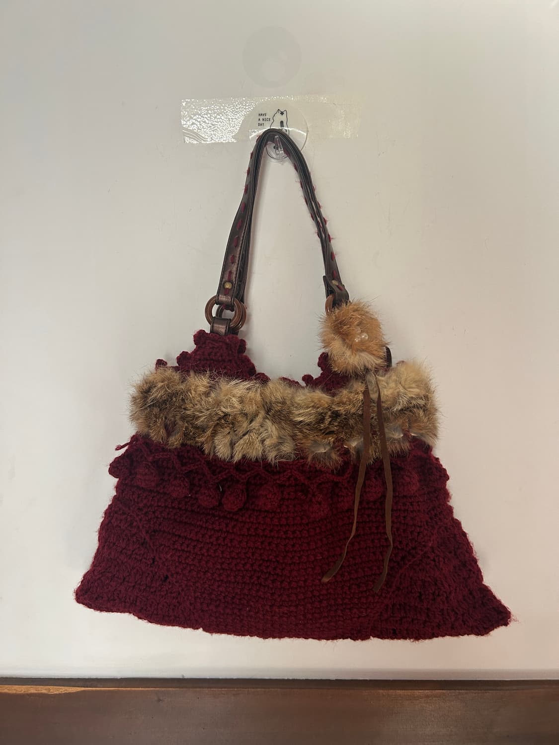 겨울 폼폼 숄더백  상품이미지1