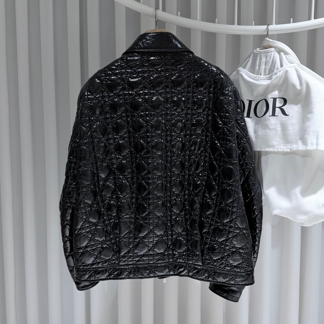 (A+/54) / 디올 까나쥬 경량 패딩 자켓 블랙 상품이미지5
