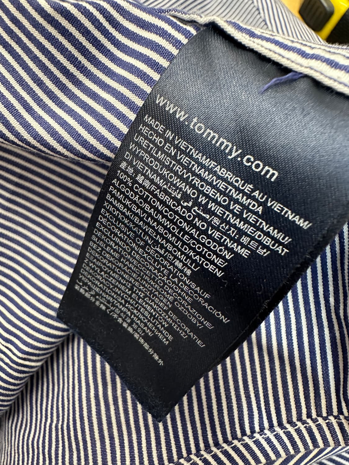 타미힐피거 스트라이프 셔츠 S 상품이미지5