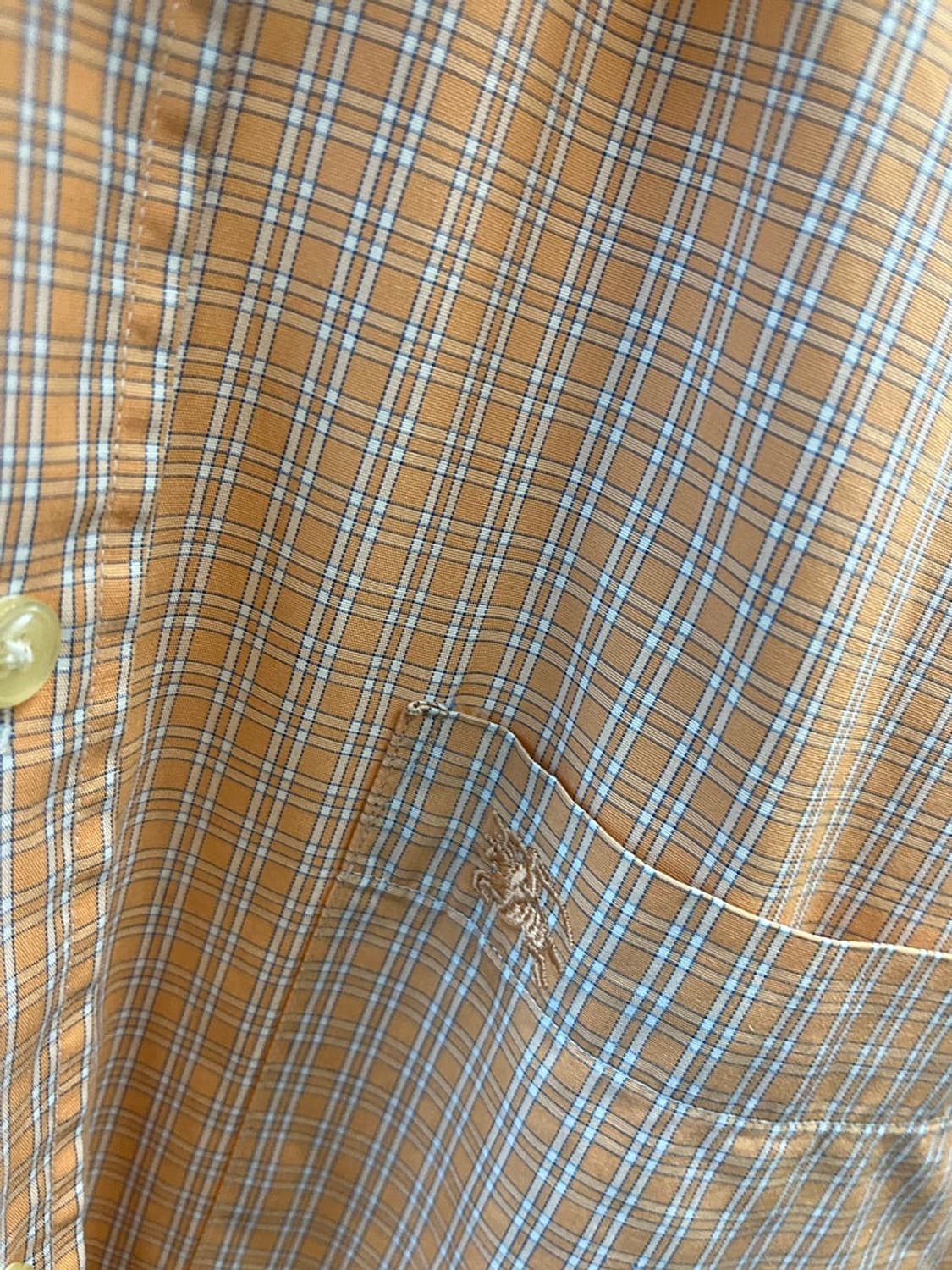 110-115) 버버리 오렌지 반팔셔츠  상품이미지2