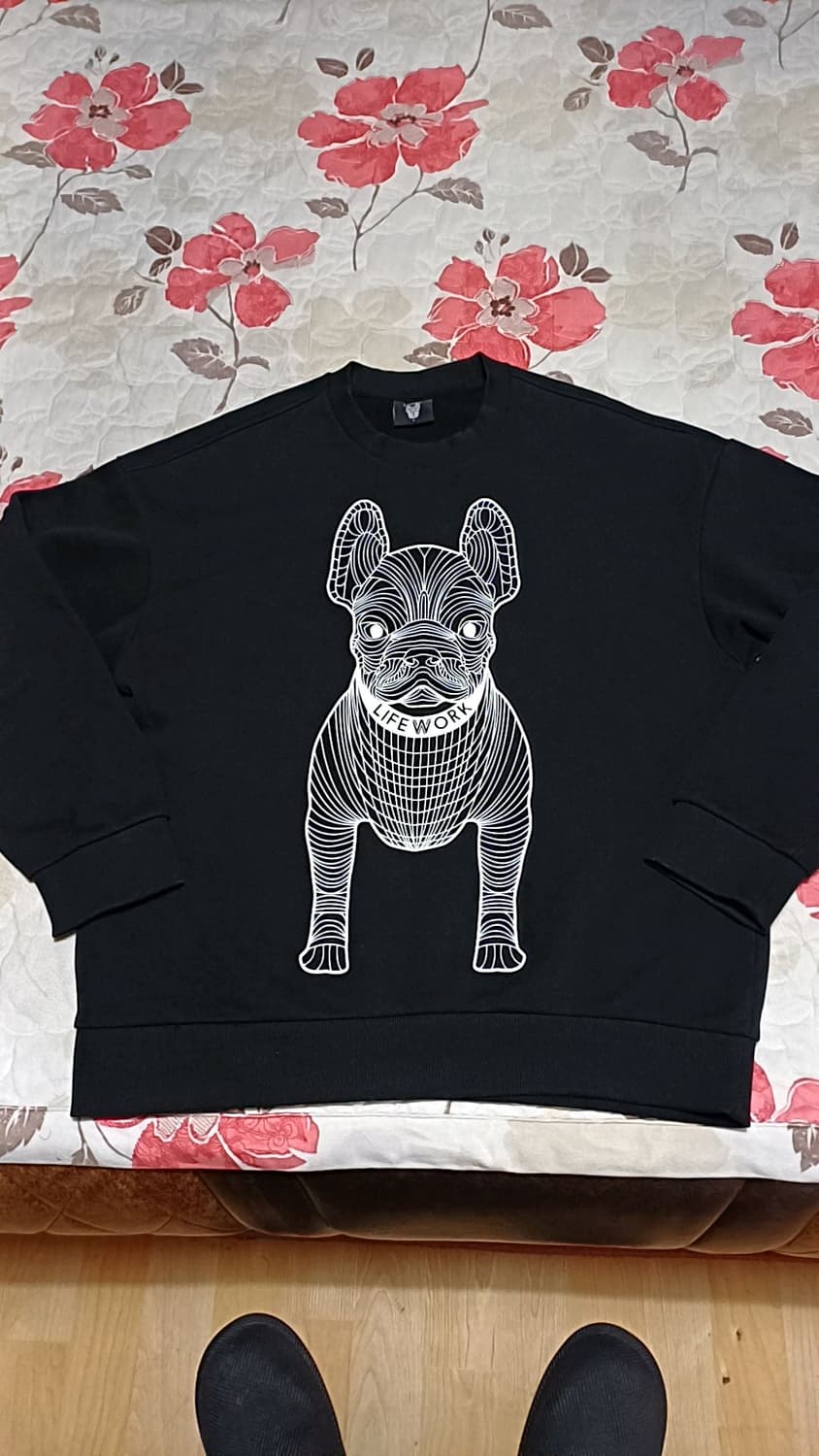 라이프워크 오버핏맨투맨 L 가슴61 기장71 상품이미지1