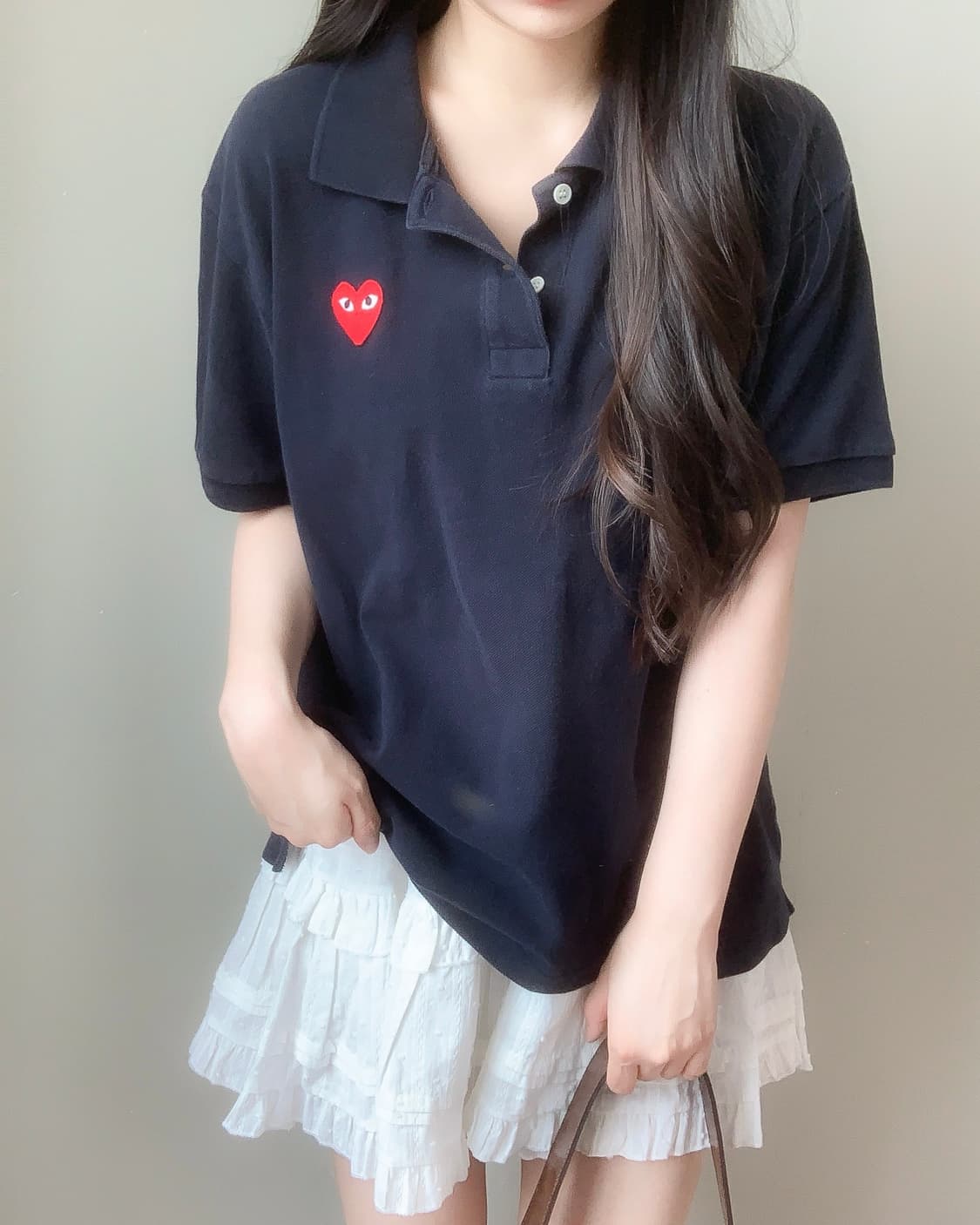 꼼데가르송 반팔 카라티 상품이미지1