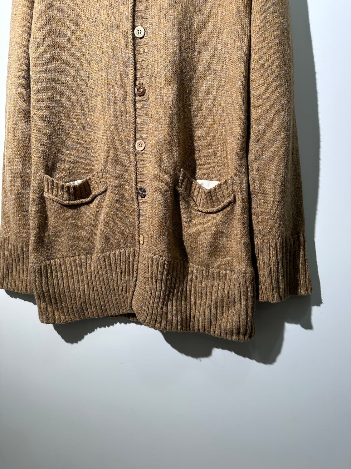 cube sugar 니트 후드자켓 상품이미지3