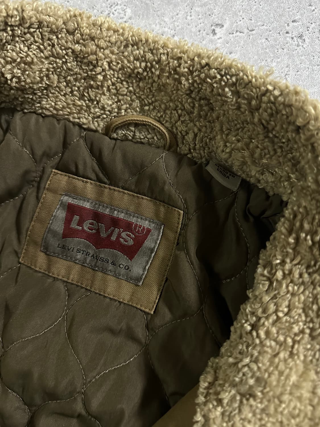 리바이스 쉐르파 퀄팅 안감 워크 자켓 상품이미지4