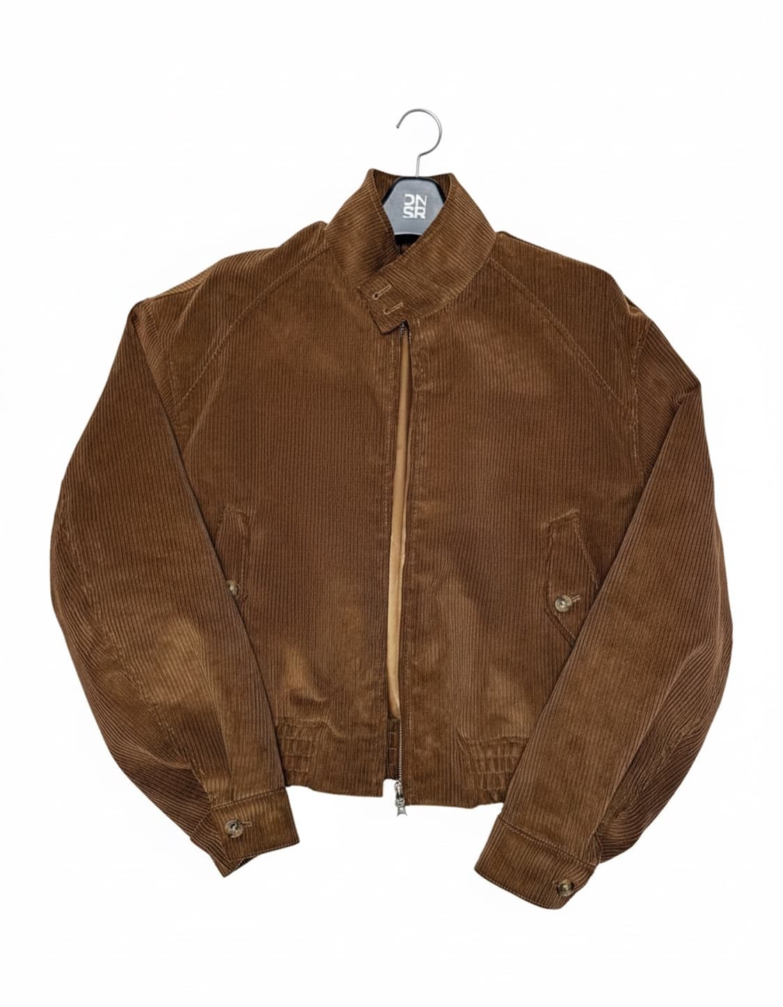 [새상품/L] DNSR 코듀로이 해링턴 크롭 자켓 브라운 상품이미지4