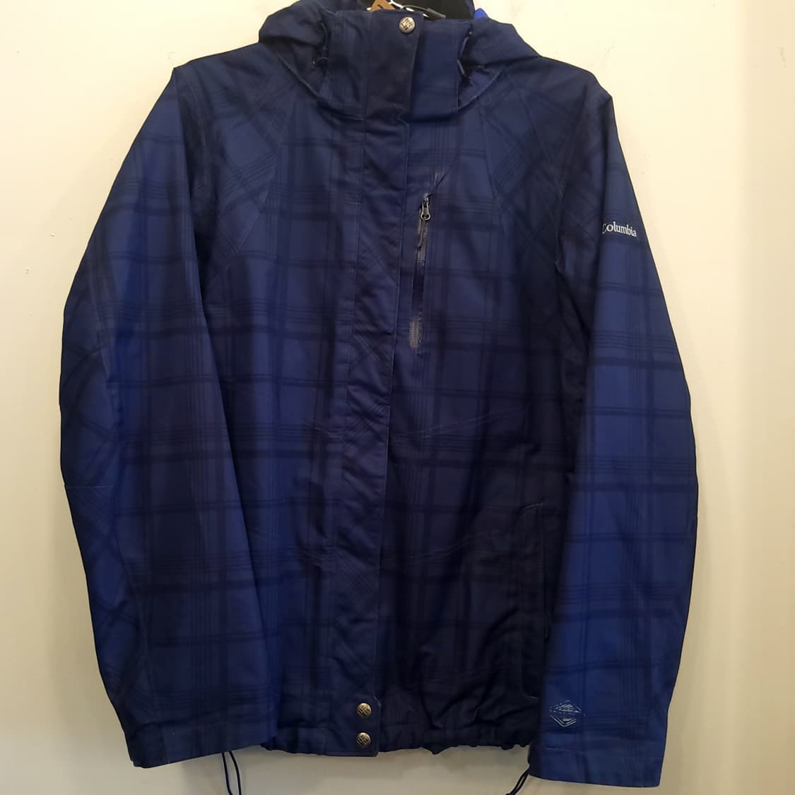 컬럼비아 체크 패턴 스키복 바람막이 상품이미지2