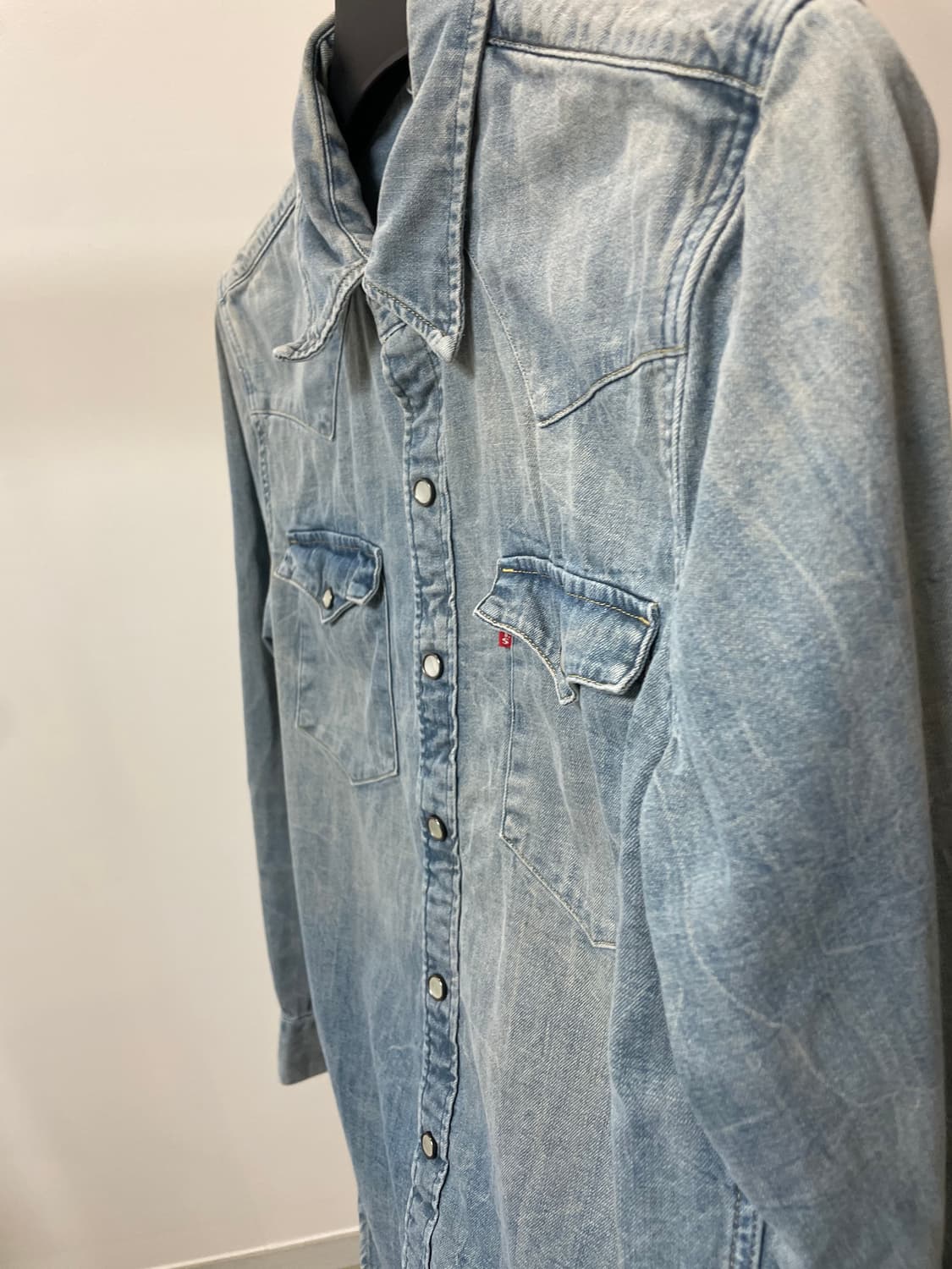 (S) levis 리바이스 웨스턴 데님 셔츠 상품이미지3