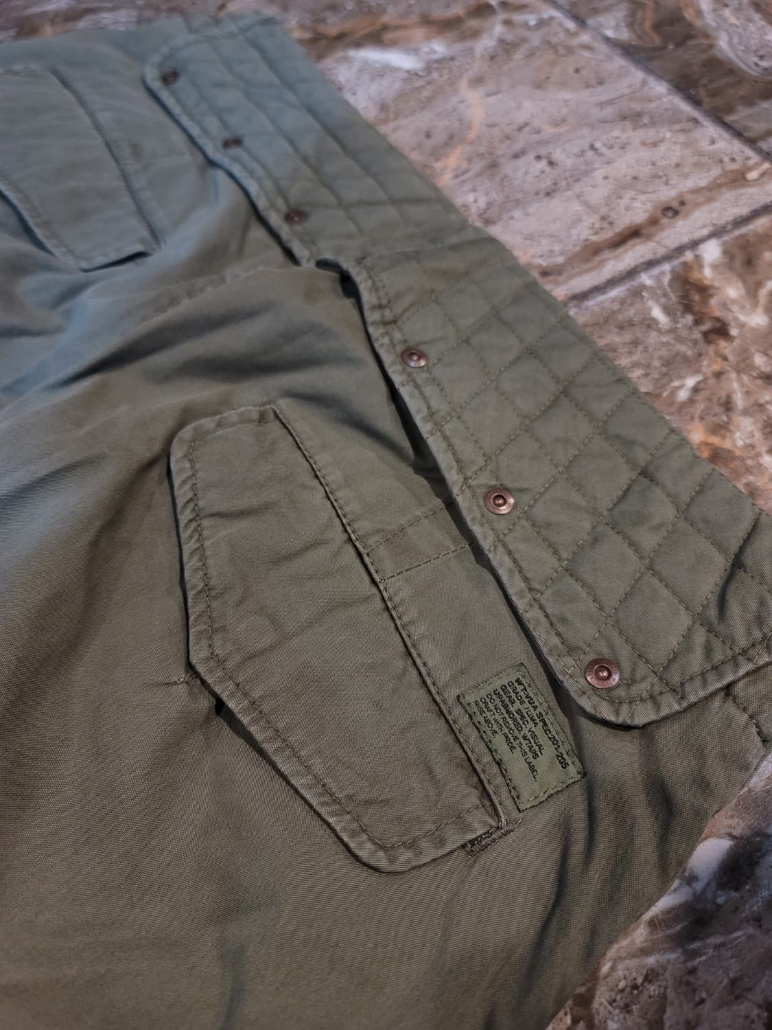 더블탭스 m65 올리브 카고팬츠  상품이미지3