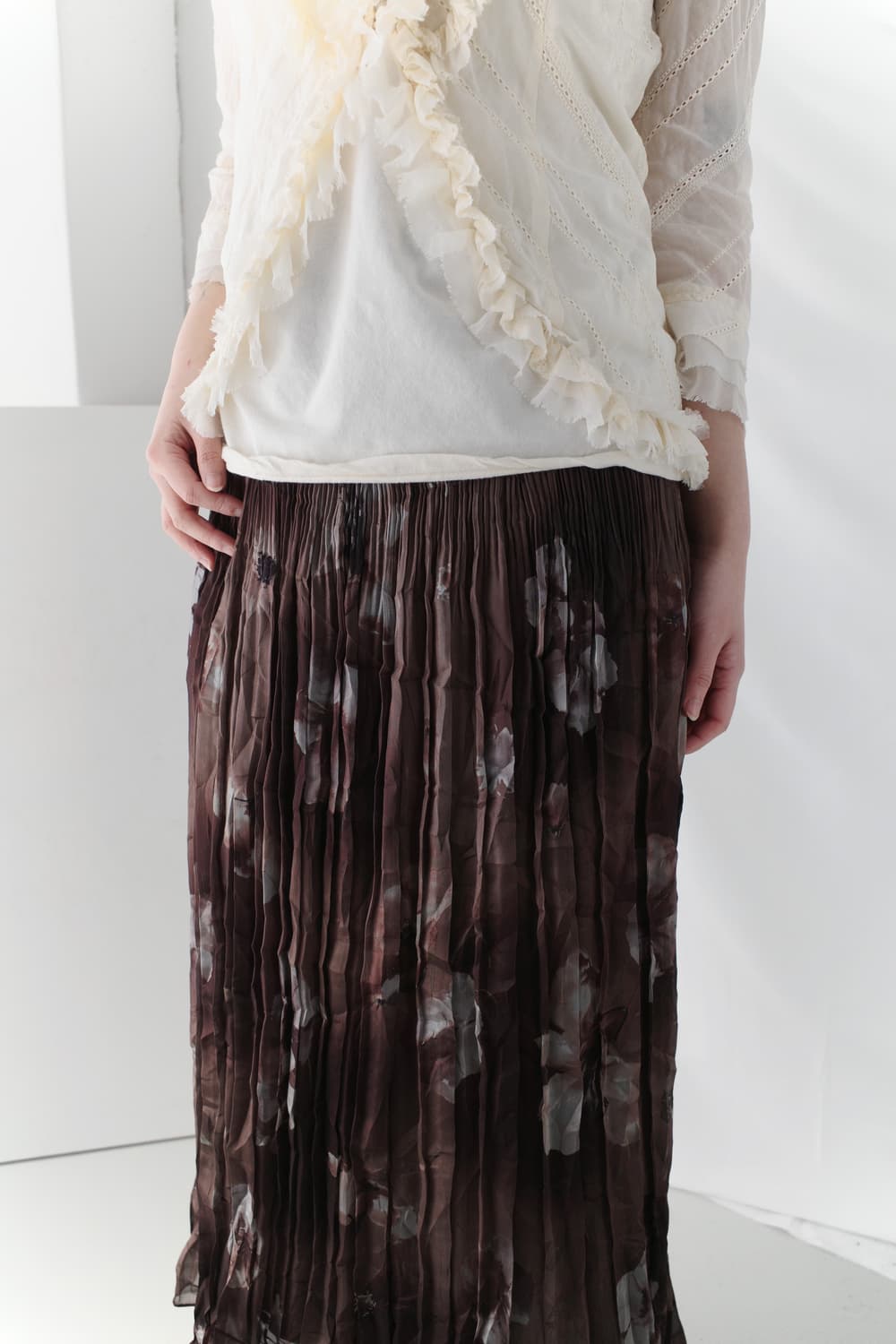 flower pleats skirt 상품이미지6