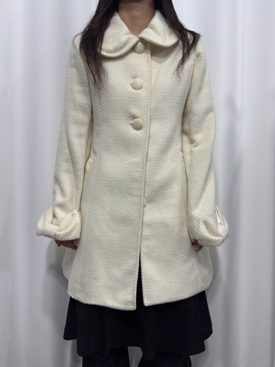 glitter ribbon lovely coat 상품이미지1