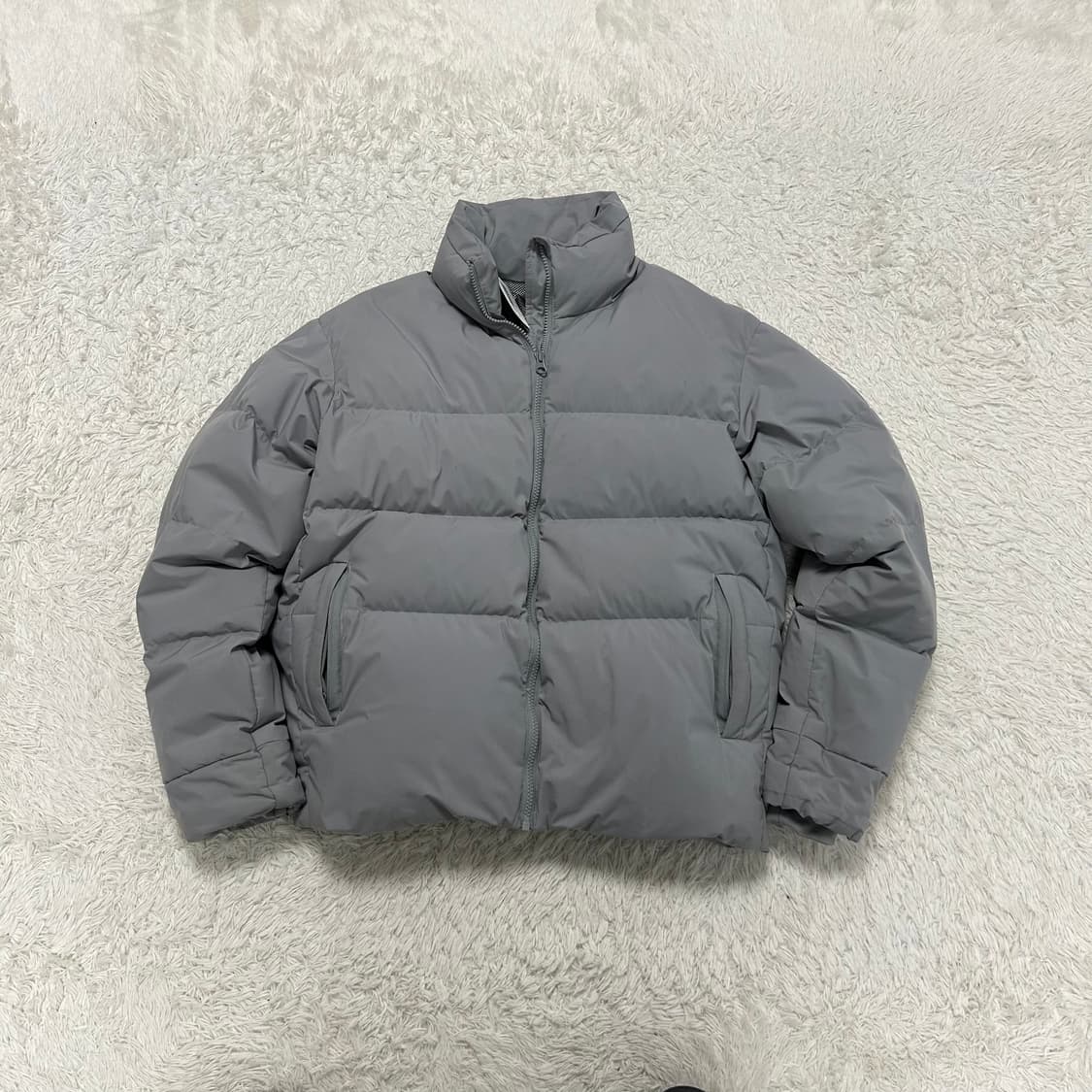 Lafudge Store 700 Fill Power Gray Puffer 상품이미지4