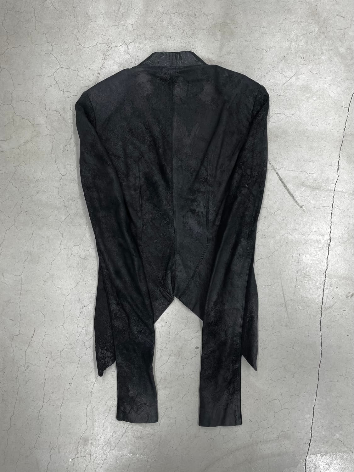 Rick Owens Leather mix jacket (40) 상품이미지3