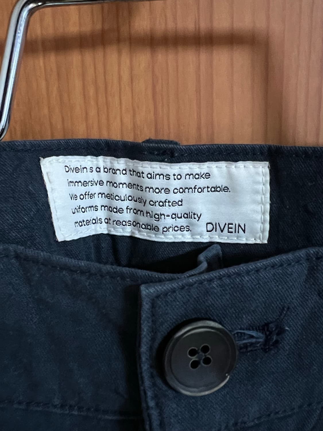 다이브인 베른 카고 팬츠 네이비 1사이즈 상품이미지3