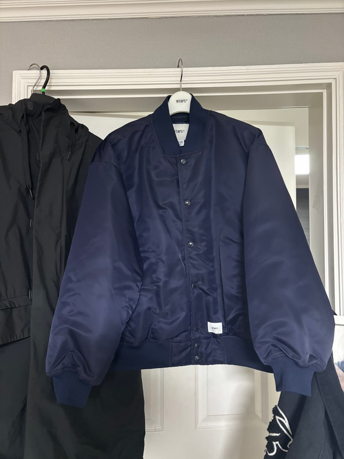 [2] 더블탭스 팀자켓 네이비 21aw 상품이미지2