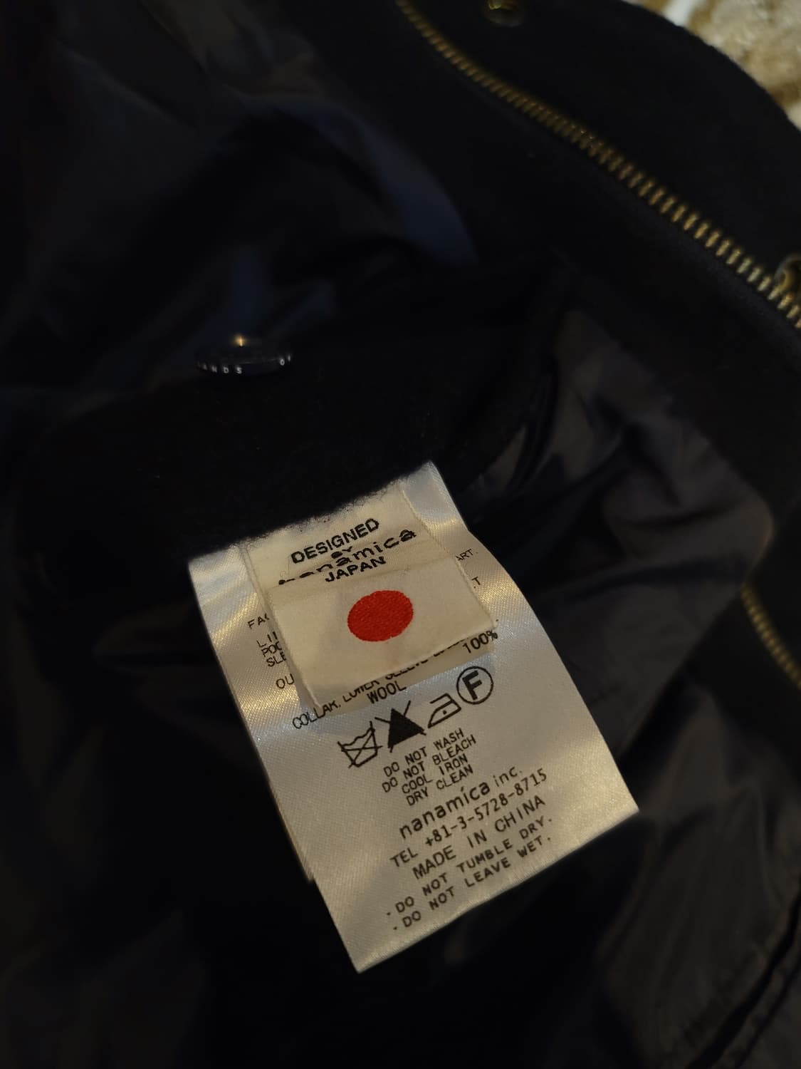 나나미카 소가죽 바시티 자켓  상품이미지5