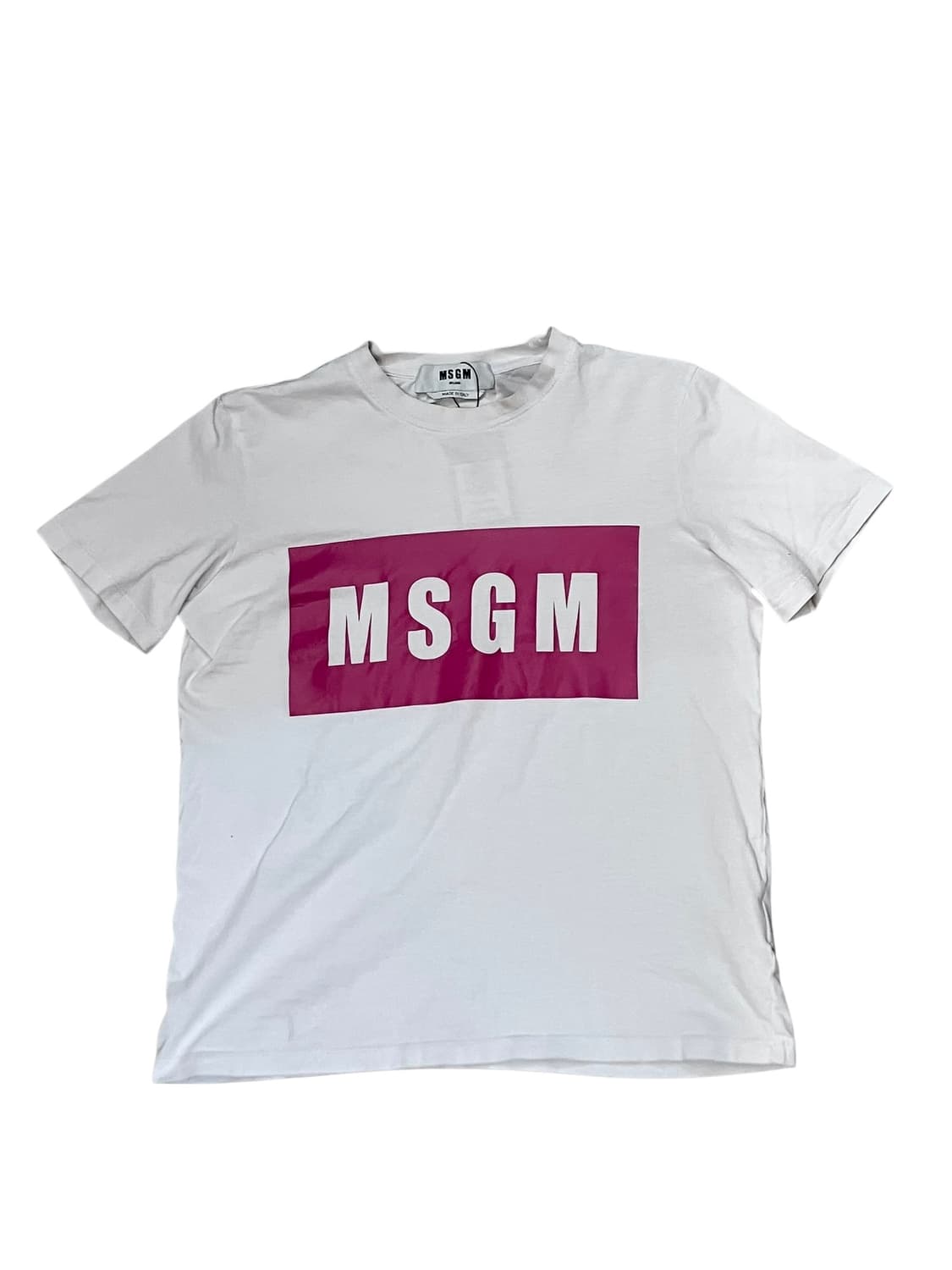 MSGM 반팔 티셔츠 화이트 XS  #csz3881  상품이미지3