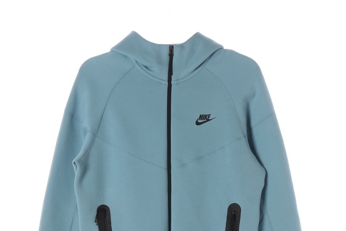 나이키 테크플리스 스카이블루 후드 집업 M 상품이미지3