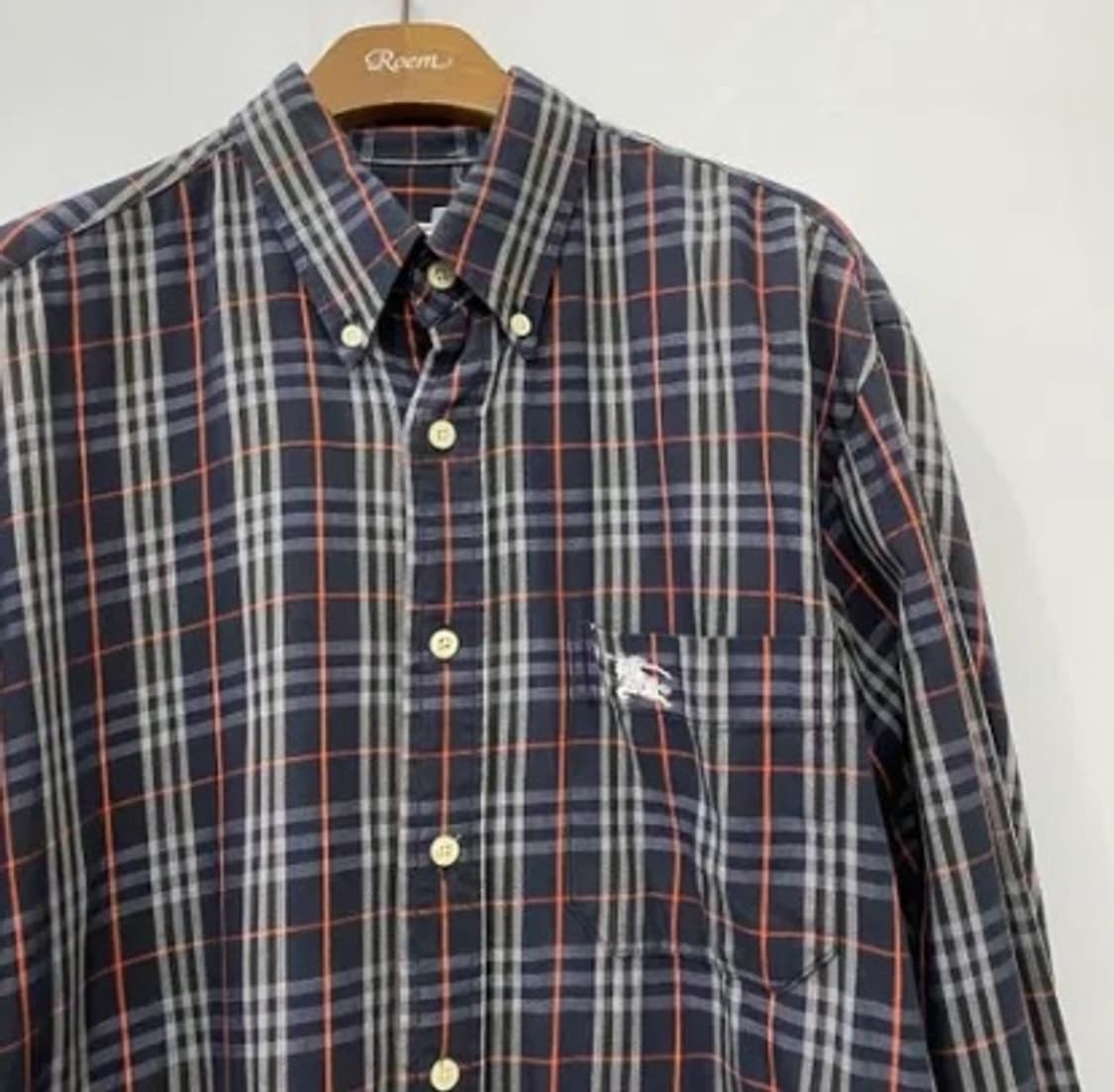 버버리 체크 긴팔셔츠 (S) 상품이미지5