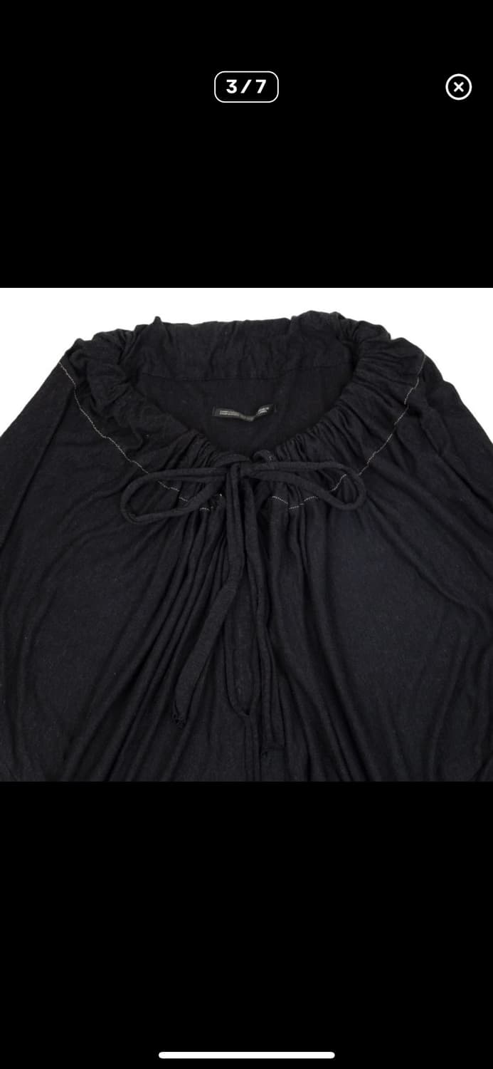 Yohji yamamoto top, 셔링 튜닉 상품이미지3
