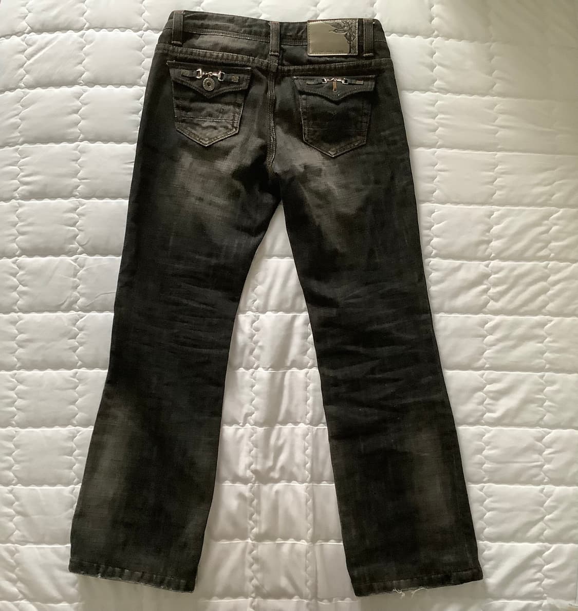 빈티지 y2k 로우라이즈 스트레이트 데님 상품이미지3