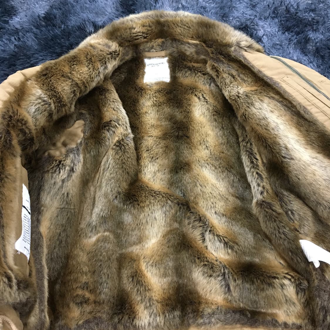 투티/0312 에스피오나지 퍼 안감 털 자켓 아우터 브라운 상품이미지4