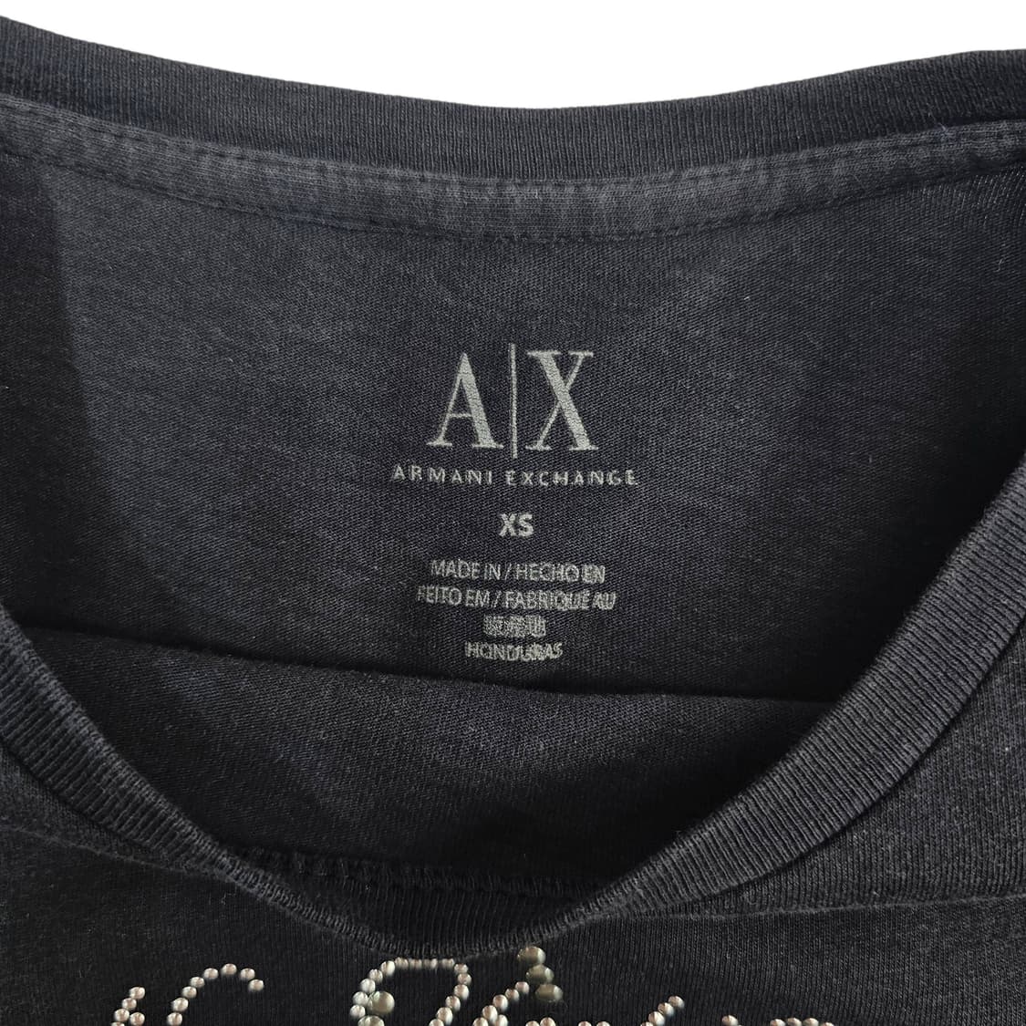 XS Armani Exchange 비즈 반팔 티셔츠 상품이미지4