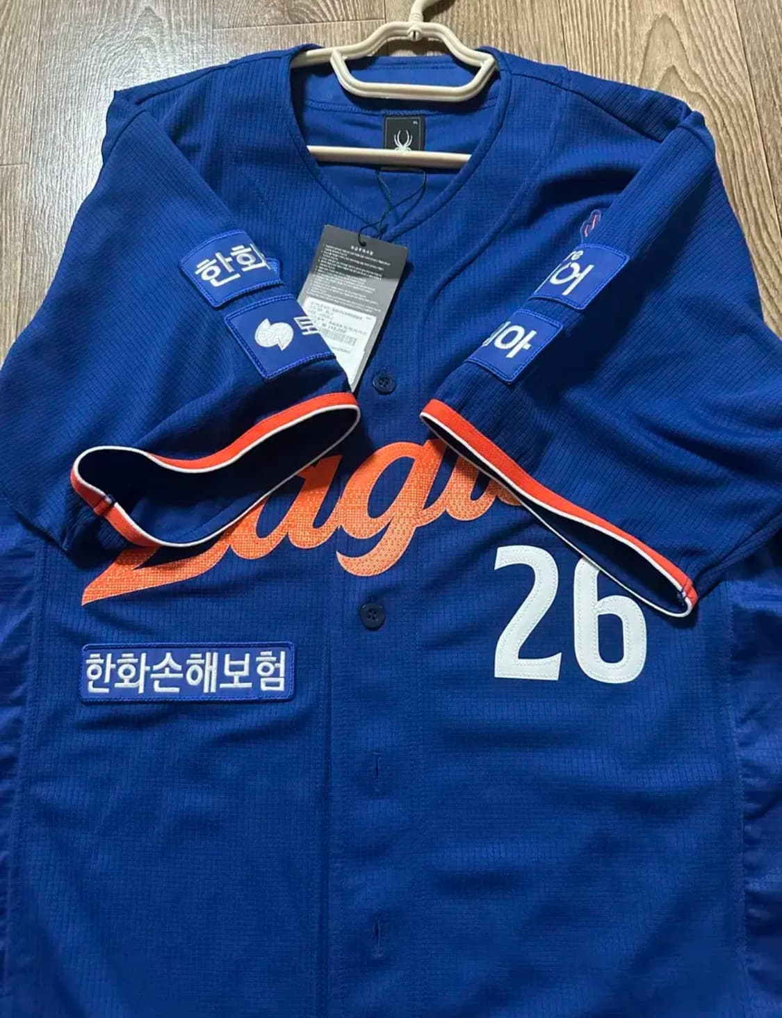 한화이글스 유니폼 어센틱 XL 새상품 (한승혁마킹)  상품이미지2