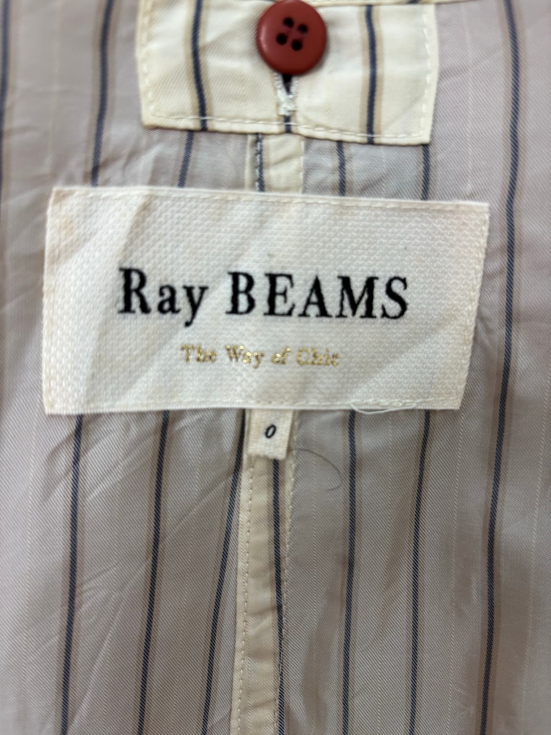Ray Beams 프릴 아우터 노버튼 트렌치 코트 상품이미지8