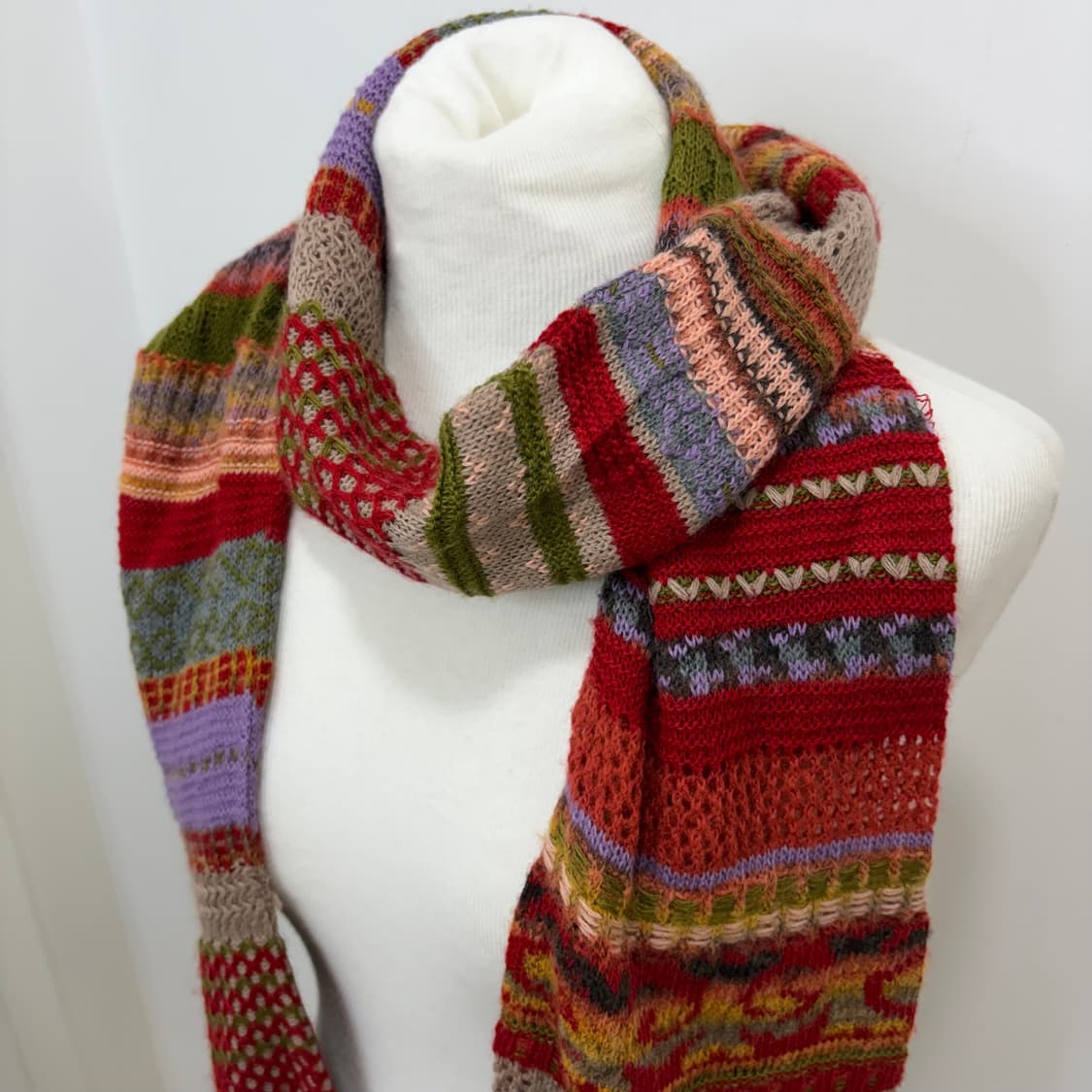 빈티지 모리룩 니트 머플러 목도리 상품이미지2