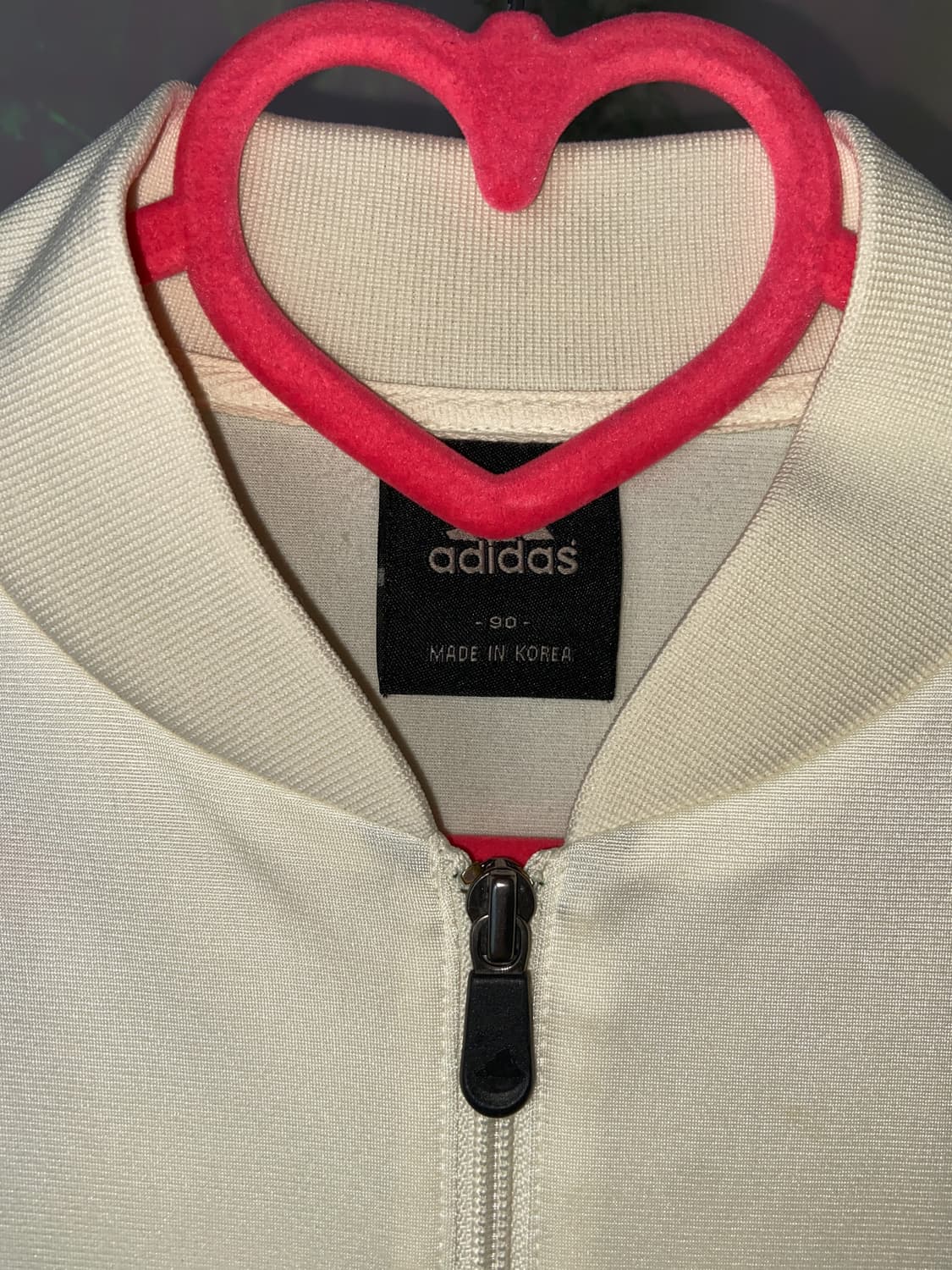 Adidas 아디다스 아이보리 하늘배색 져지 집업 상품이미지9