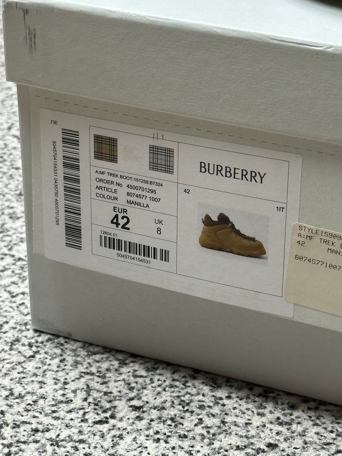 [42] 버버리(burberry) 트랙부츠 마닐라 상품이미지4