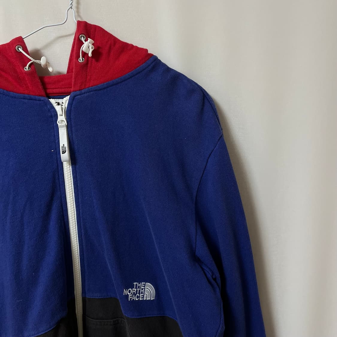 노스페이스 화이트라벨 오리지널 로고 배색 후드집업 L/100 상품이미지3