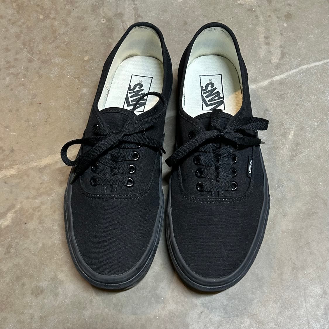 265) 반스 어센틱 블랙 스니커즈 신발 상품이미지2