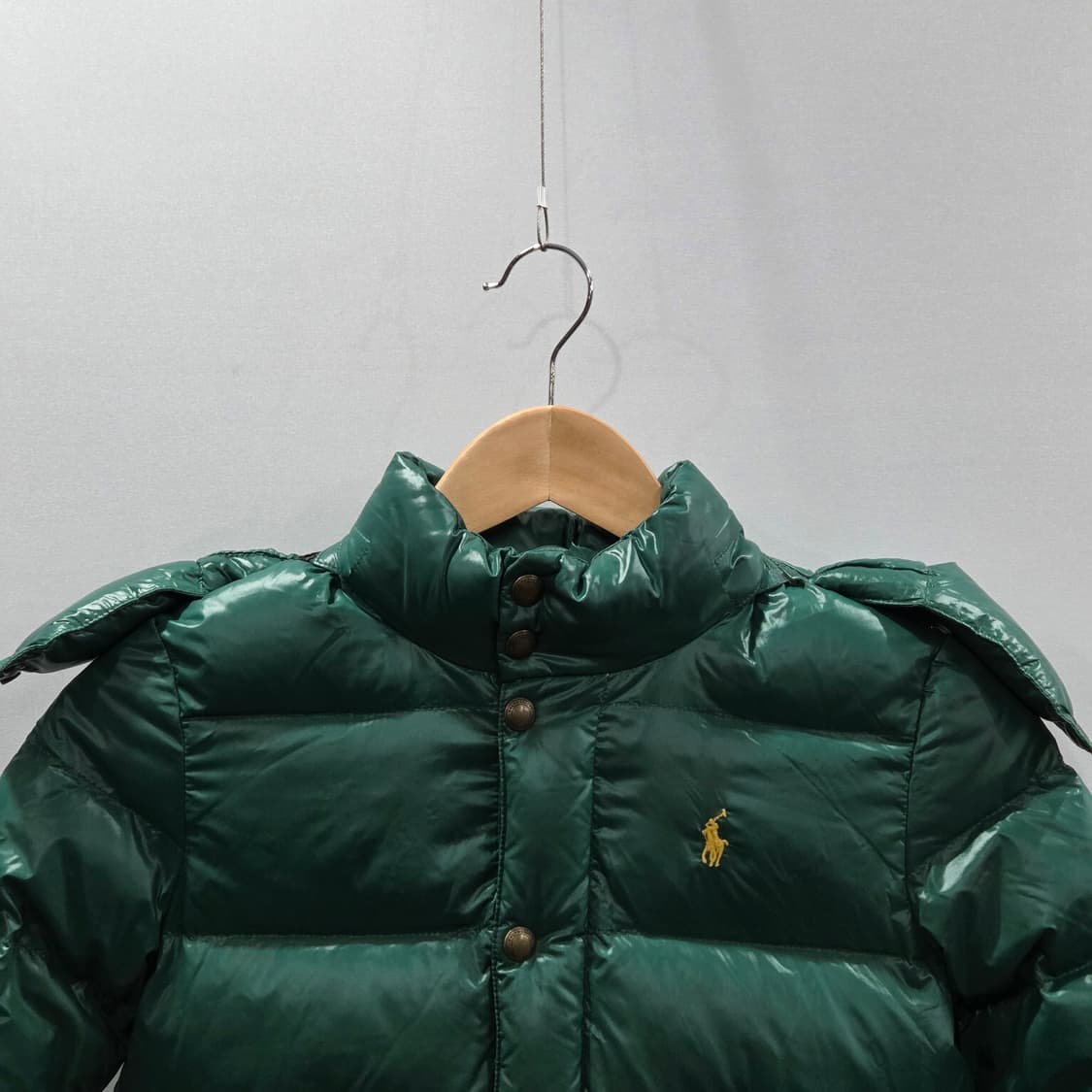 폴로랄프로렌 키즈 덕다운 패딩 그린 6 상품이미지2