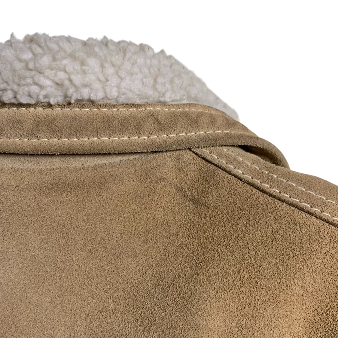 [XL] 70s suede Sherpa leather jacket 상품이미지9